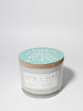 Signature Sand + Paws Gardenia 12 oz scented candle
