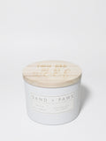 Signature Sand + Paws Lemon & Red Currant 12 oz scented candle