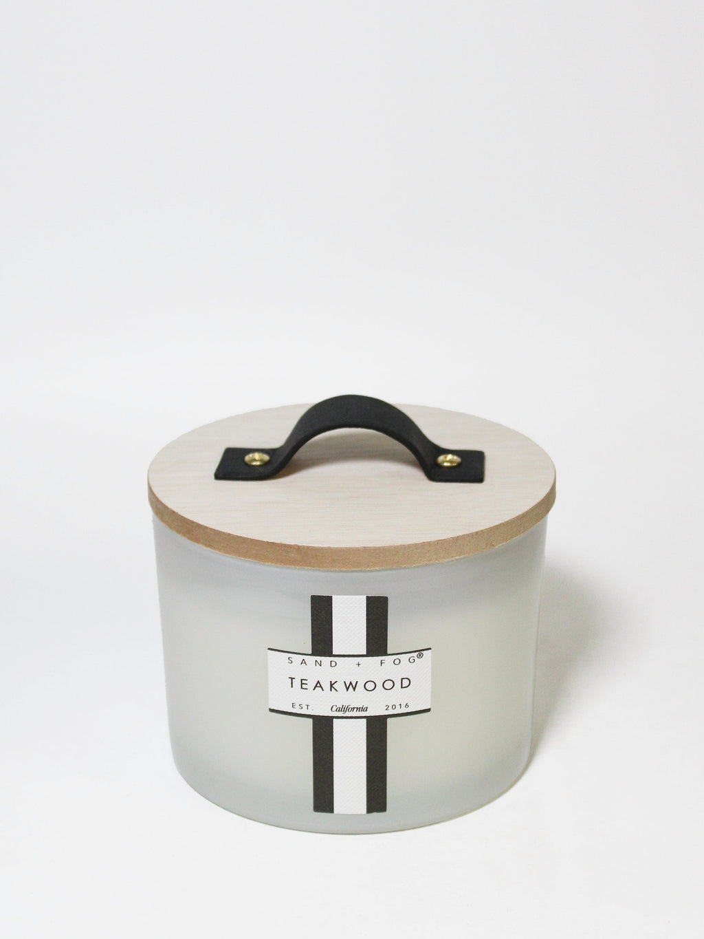 Signature Teakwood 12 oz scented candle
