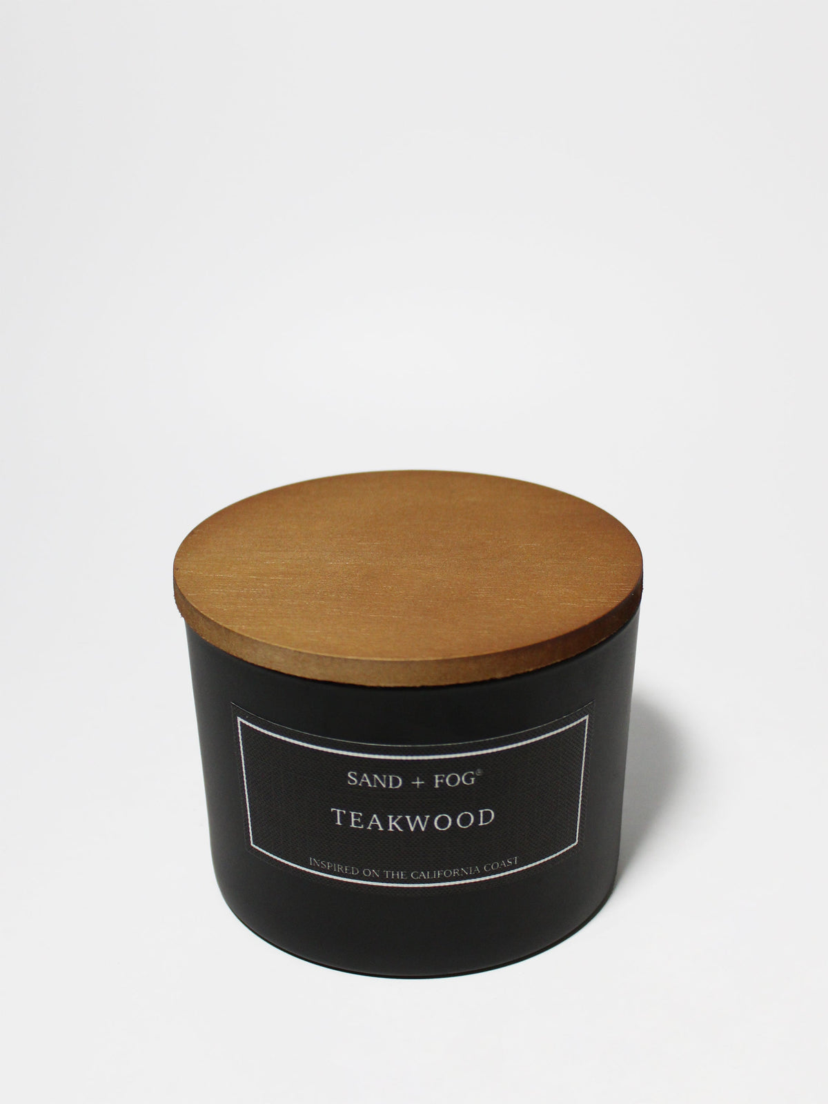 Signature Teakwood 12 oz scented candle