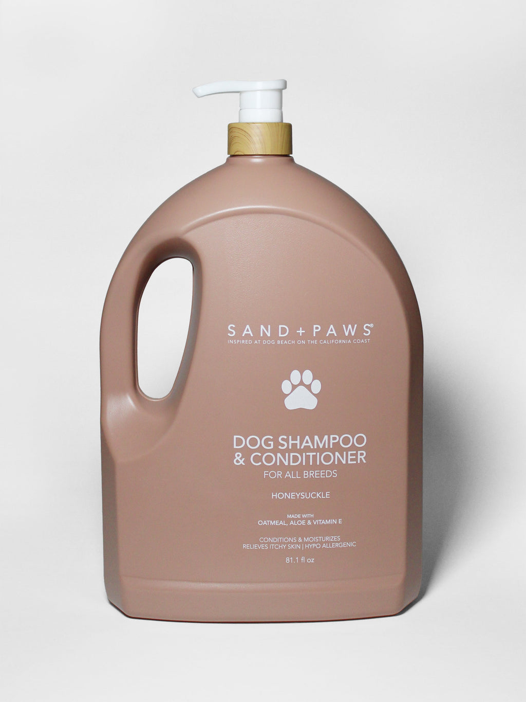 Beautiful Sand + Paws Pet Shampoo & Conditioner - Honeysuckle