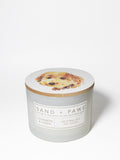 Signature Sand + Paws Cashmere & Linen 12 oz scented candle