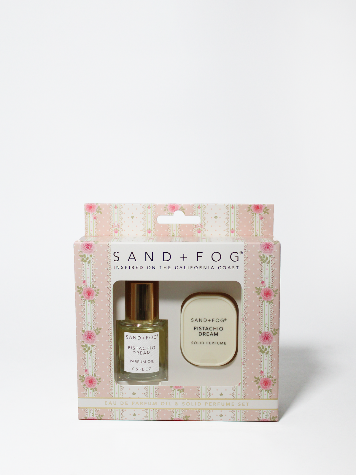 Luxurious Perfume Oil Rollerball and Solid Perfume Set - Pistachio Dream