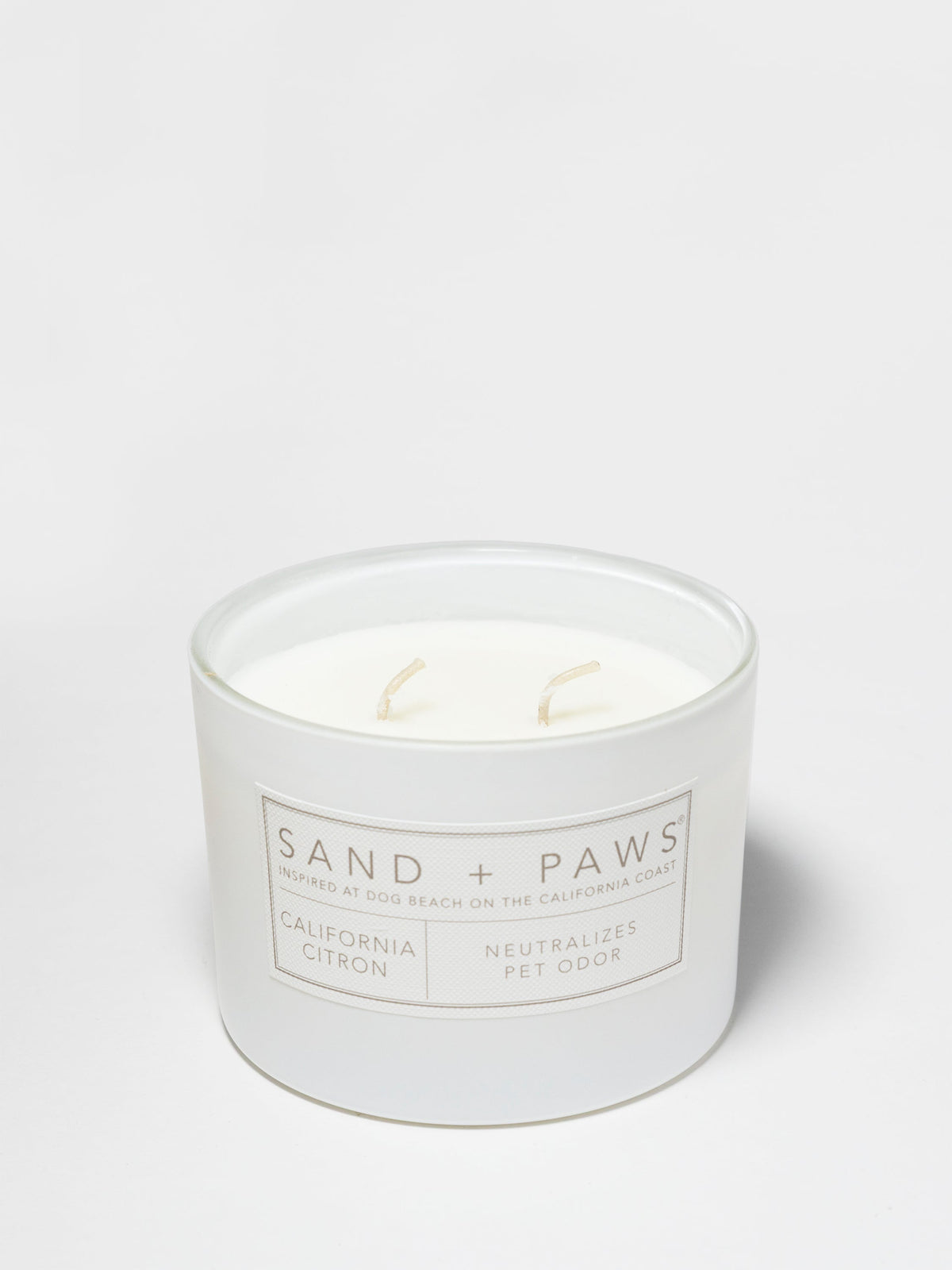 Signature Sand + Paws California Citron 12 oz scented candle