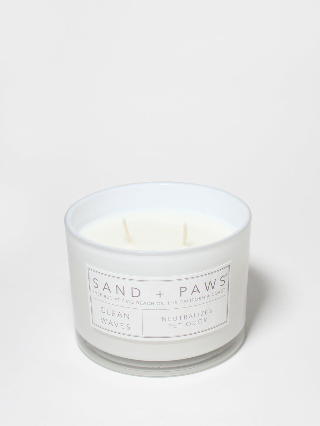 Signature Sand + Paws Clean Waves 12 oz scented candle